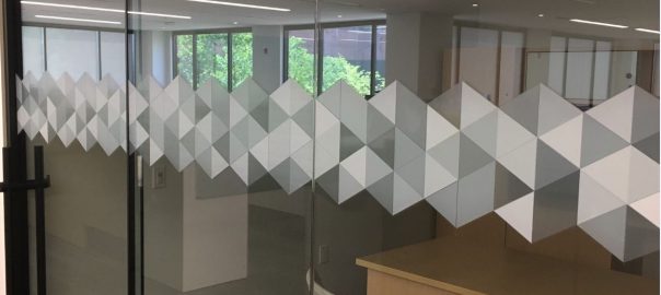 Privacy and style with 3m decorative window film for your home or office