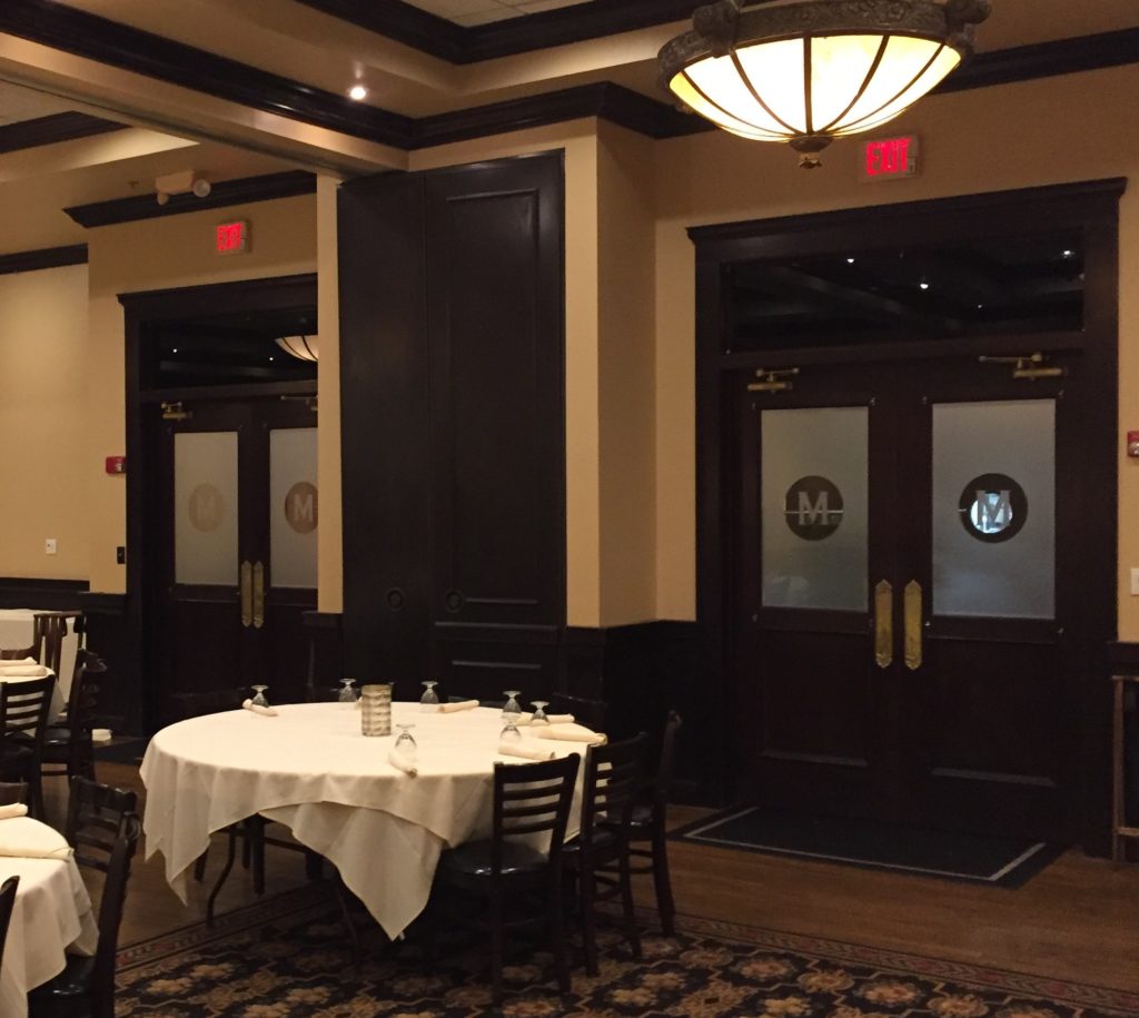 3M Dusted Crystal installed by WFD at Atlanta Maggiano’s - Interior