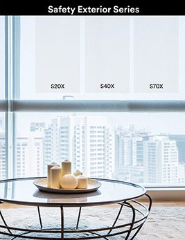 3M™ Safety & Security Window Film Exterior Safety Series Tint Level