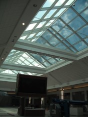 Warwick Mall Overhead Glass Skylight Energy Saving Sun Control Window Film