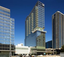 W Hotel Custom Decorative Sun Control Window Film