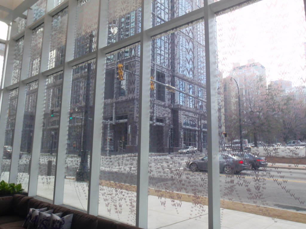 W Hotel Custom Window Film