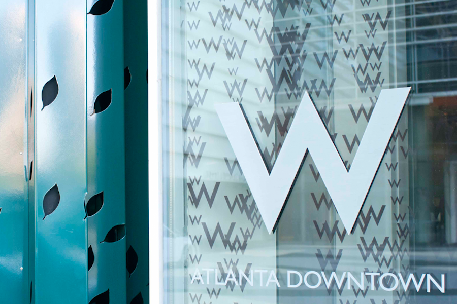 W Hotel Sun Control, Custom Decorative Window Film