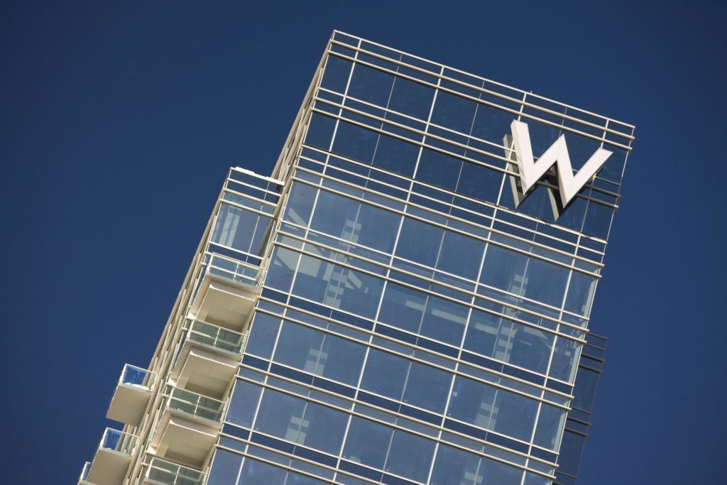 W Hotel Custom Window Graphics