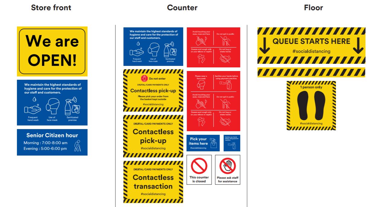 3M Social Distancing Signage Graphics