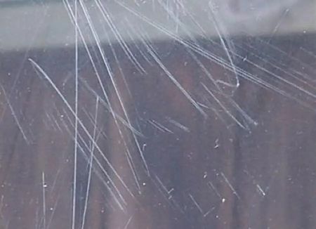 Scratched Glass