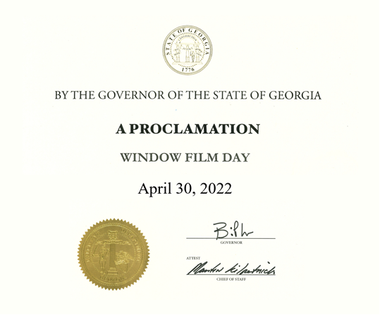 window film day state of georgia