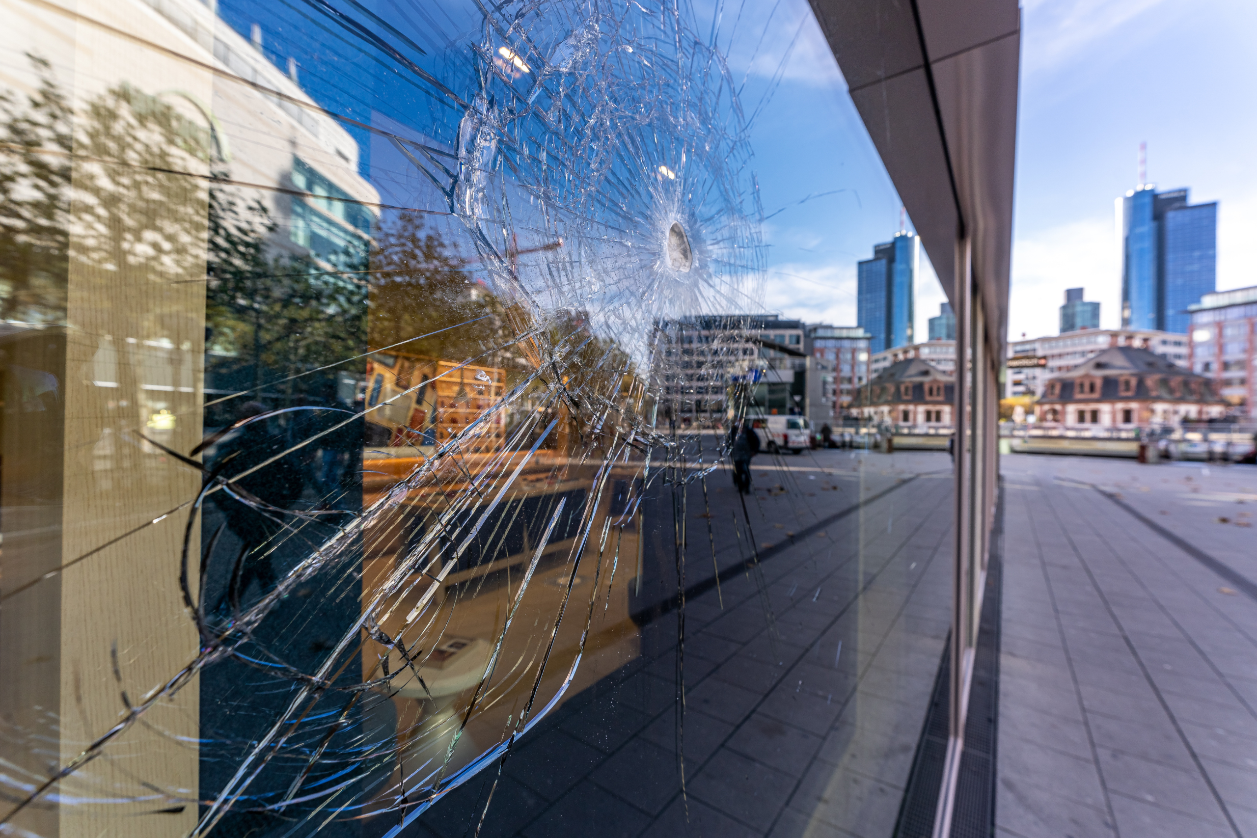 examples of reinforced storefronts for retail theft prevention