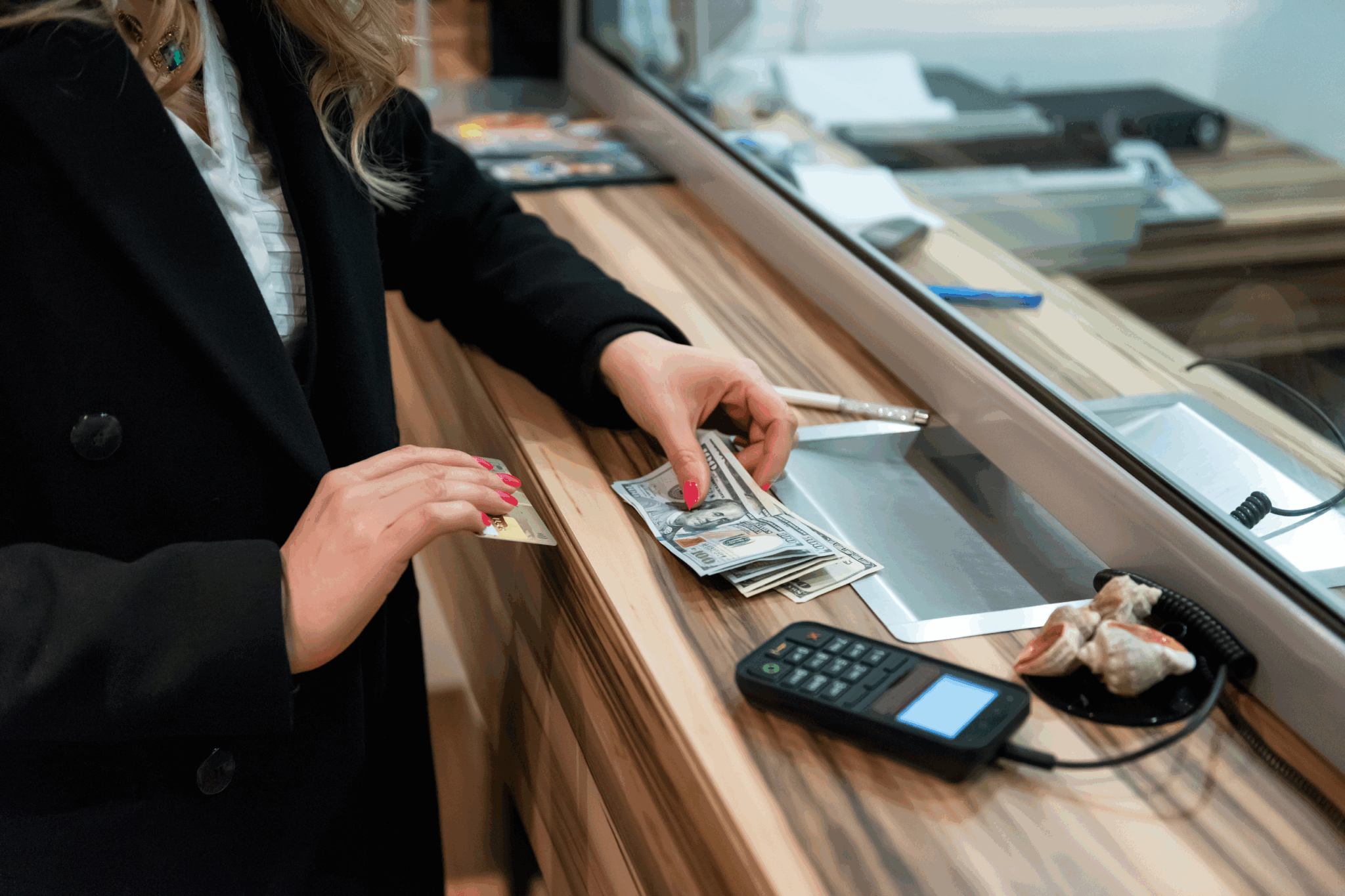 bank security transaction windows