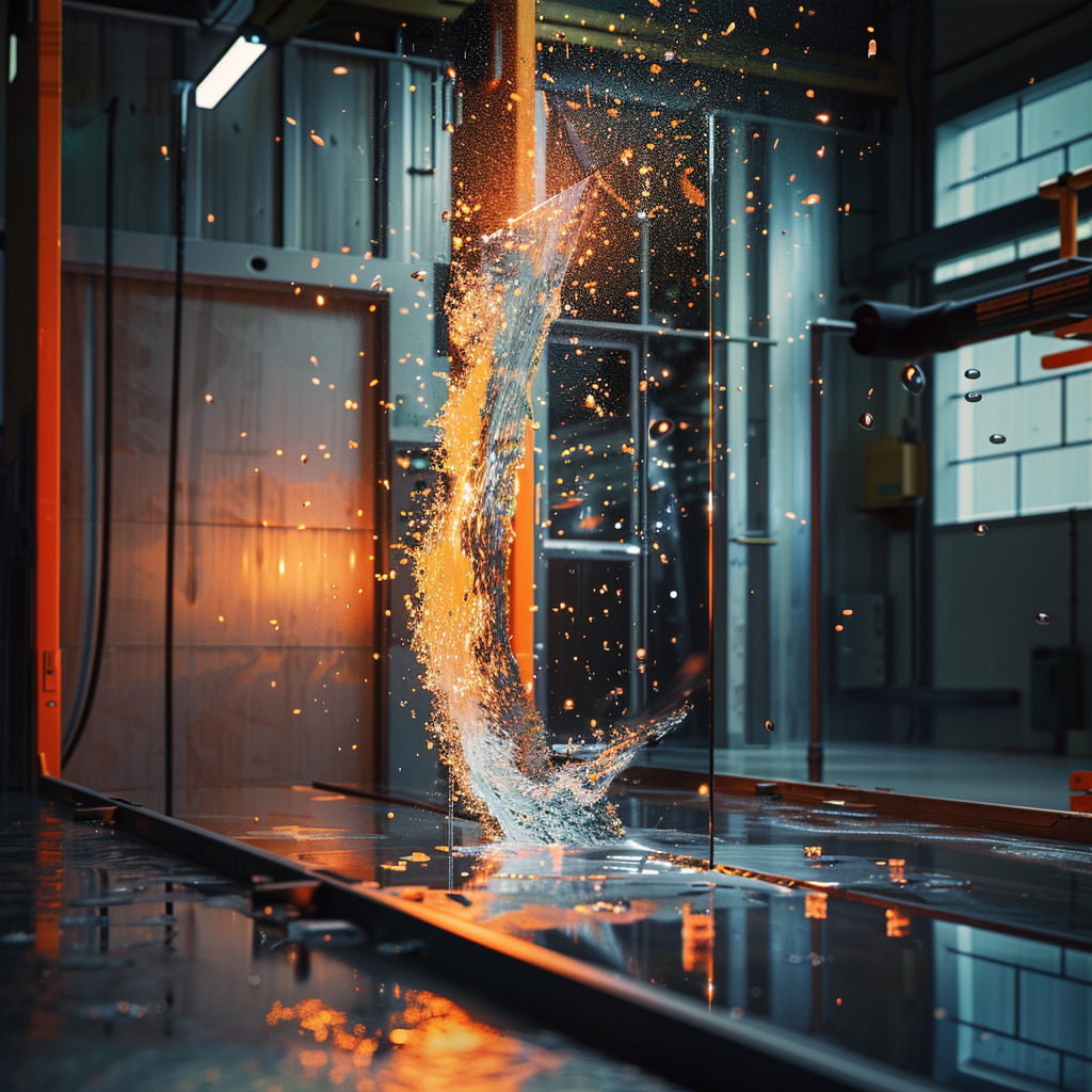 how does bulletproof glass work(3) Making process of bulletproof glass.