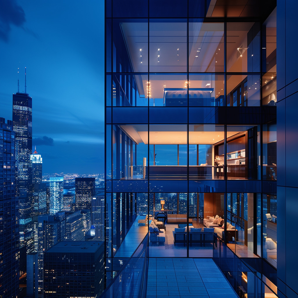 One way window film at night