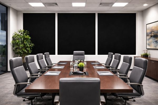 Executive Boardroom with bolckout film