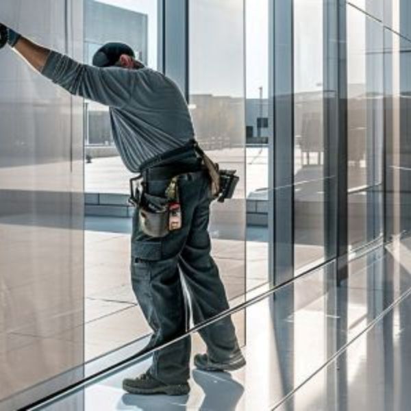 Window tint film installer