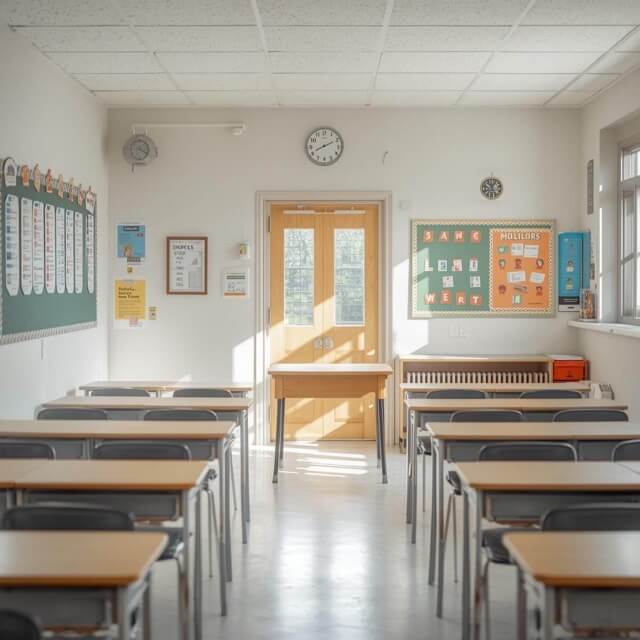 school classrooms with door Medium School classroom with door and windows