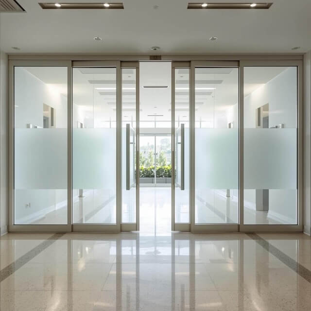 sliding glass doors going into a hospital or wellness center (1) Medium Sliding glass doors going into a hospital or wellness center