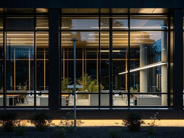 3M ceramic one way window film on commercial windows.